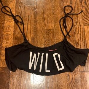 WILD bikini top